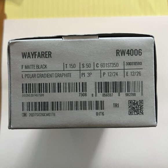 Ray-Ban and Meta Wayfarer Sunglasses iPhone Compatible Style RW4006 NIB - Picture 1 of 3